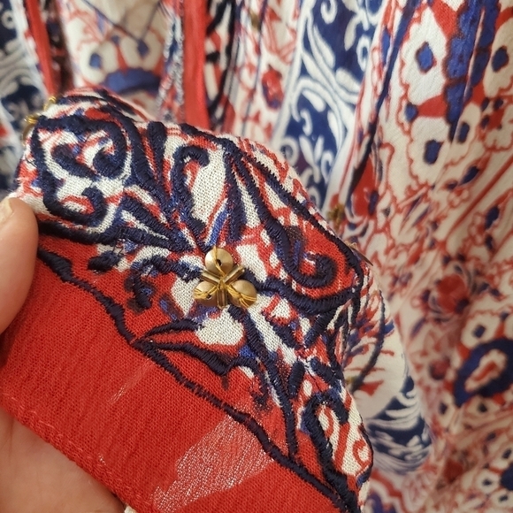 ASOS Bohemian Sequin Tassel Kimono - Picture 6 of 10